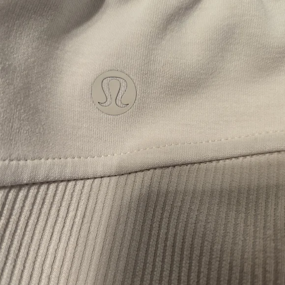 NWT Lululemon Brushed Softstreme Ribbed HR Jogger White Opal Size 14 - Picture 6 of 8